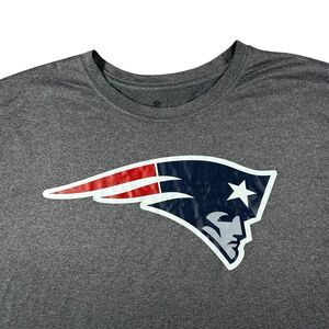 Nike New England Patriots Graphic Shirt Men’s 3XL Dri-Fit Gray NFL Team Apparel